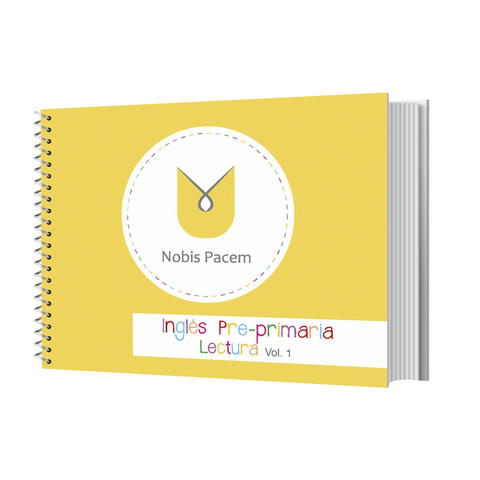 Nobis Pacem Homeschool Inglés Pre-primaria LECTURA VOL.1, 2 y 3